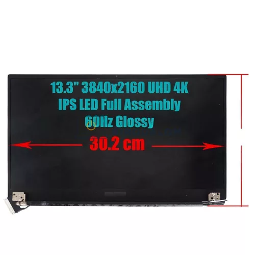 Dell XPS 13 9380, XPS 13 7390 13.3" UHD 4K IPS laptop kijelző csere (FD6NC, 0FD6NC) – ezüst