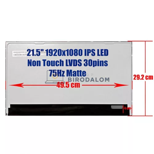 HP All-in-One 22-B sorozat 21.5" Full HD IPS LCD kijelző panel, matt