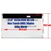 Gyári új, matt 21,5" Full HD (1920x1080) VA LED kijelző panel All-in-One PC-hez, LVDS 30 pin csatlakozóval (P215HVN01.0, P215HAN01.0)