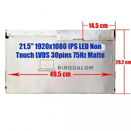 LG 21.5" Full HD IPS LED kijelző panel LM215WF3-SLC1 – matt, LVDS 30 pin, All-in-One PC / monitor
