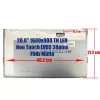Lenovo ThinkCentre M72z / M92z / Edge 72z, HP Omni 120, HP 20-b sorozat 20.0" HD+ TN LED All-in-One PC kijelző panel, matt