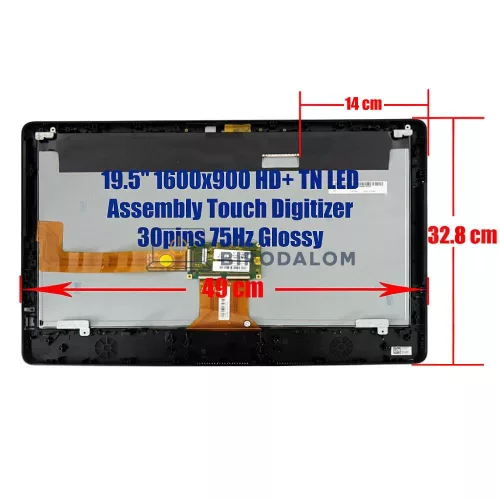 Dell OptiPlex 3030 AIO, Inspiron 20 3048 19.5" HD+ TN érintőképernyős All-in-One kijelző panel, fényes