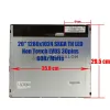Gyári új matt 17.0" TN LED kijelző panel SXGA 1280x1024 LVDS 30 pin 60Hz (M170EGE-L20)