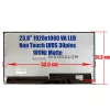 Acer KA242YA, KA240Ya, KA240Yq 23.8" Full HD VA LED monitor / All-in-One PC kijelző panel – M238HVN03.3 (LVDS 30 pin)
