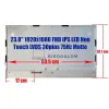 Dell Inspiron 24 3475 / 3477 / 3480 AIO 23.8" Full HD IPS LCD kijelző panel (00888W, LTM238HL01) LVDS 30 pin