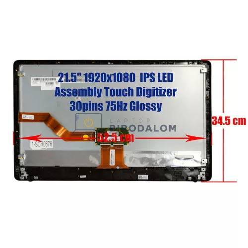 Dell OptiPlex 3240 AIO, OptiPlex 3250 AIO 21.5" Full HD IPS érintőképernyős kijelző panel, fényes