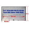 HP 23.8" Full HD IPS All-in-One PC kijelző panel – MN238CS06-20 / MN238CS0620 (LVDS 30 pin, 100Hz, Matt)