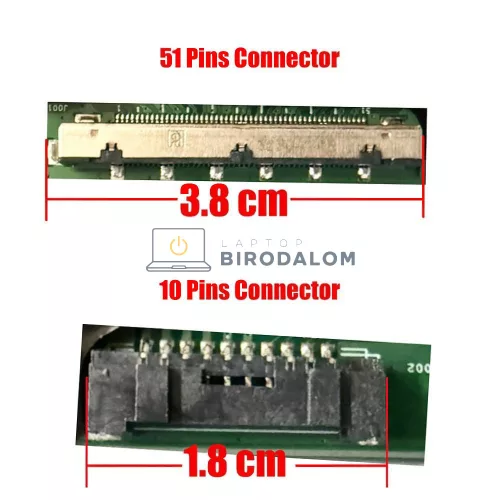 Gyári új, matt 23.8" Full HD (1920x1080) VA LED kijelző panel 165Hz M238HVN02.5 / M238HVN02 (LVDS 61 pin)
