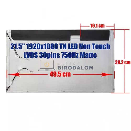 Gyári új matt 21.5" Full HD TN CCFL LCD kijelző panel All-in-One PC-hez – AUO M215HW01 V.G / M215HW01 (LVDS 30 pin)