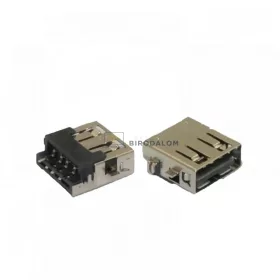 Asus gyári laptop USB 2.0 Type-A aljzat (4 PIN, USB054)