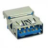 USB 3.0 A típus lefelé forrasztásos gyári laptop USB aljzat (CON-U013, ezüst)