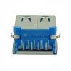 USB 3.0 A típus lefelé forrasztásos gyári laptop USB aljzat (CON-U013, ezüst)