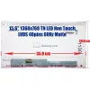 15.6" HD TN LED laptop kijelző, matt (40 pin, bal) (BT156GW02, LTN156AT05, LP156WH2)