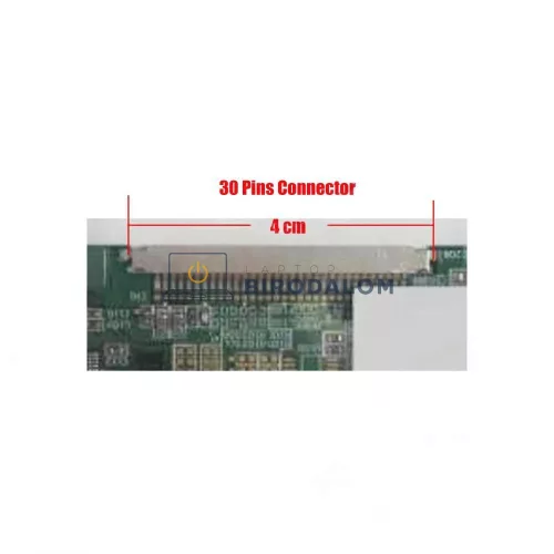 10,2" WSVGA (1024×600) TN LED laptop kijelző (30 pin - jobb)