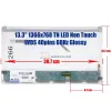 13.3" HD (1366x768) TN LED laptop kijelző, 40 pin jobb – LP133WH1, N133B6-L01, B133XW02, LTN133AT17