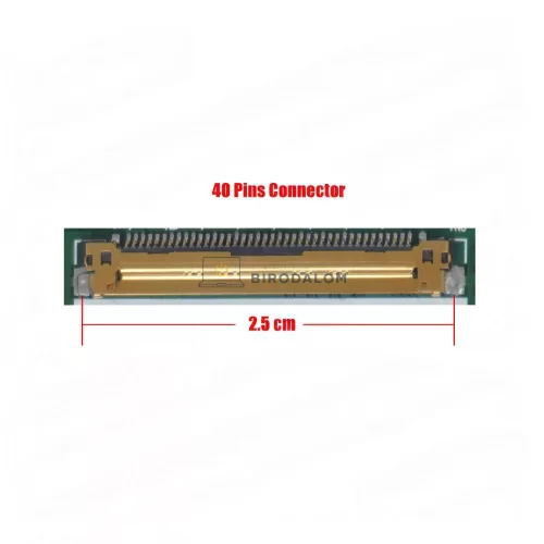 14.0" HD (1366x768) TN LED fényes laptop kijelző (40 pin, bal)