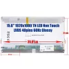 15.6" FULL HD TN LED laptop kijelző, fényes, 40 pin bal (LP156WF2-TLA1)