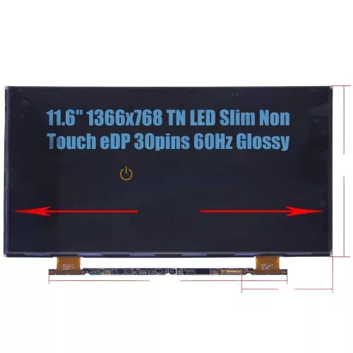 Apple MacBook Air 11,6" HD (1366×768) TN LED laptop kijelző (30 pin - jobb)