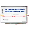 12.1" WXGA TN LED laptop kijelző (LTD121EWEK, LT121DEVBK00, 35 pin, jobb), Samsung R sorozat