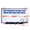 HP 14.0" HD TN érintőképernyős laptop kijelző (40 pin, jobb) (B140XTT01.0, B140XTK01.2)