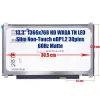 Acer ES1-311, V3-372-56VZ, Lenovo U330P 13.3" HD TN matt laptop kijelző (30 pin, jobb)