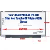 ASUS N501JW, ROG G501JW, Acer V15 Nitro, Lenovo Y50-70, Dell Inspiron 15 7000, Toshiba P50T 15.6" 4K UHD IPS laptop kijelző (40 pin - jobb)