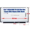 Dell Inspiron 15-5558, 15-5559, Latitude E6540 15.6" Full HD TN laptop kijelző (40 pin - jobb)