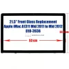 Apple iMac 21.5" A1311 LCD üveg előlap – 810-3936, IMAC-21.5-GLASS-3004 (Mid 2011 – Mid 2012)