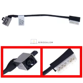   Dell Inspiron 3405, 3501, 3502, 3505, 3593, Vostro 3425, 3500, 3501, 3510 DC tápcsatlakozó, 4.5x3.0mm, 6 pin