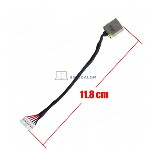 Acer Aspire VX15, VX5-591G gyári DC tápcsatlakozó, 5.5x1.7mm, 6 pin