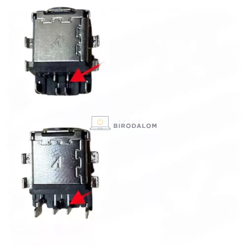 Asus ROG STRIX SCAR GL703GS, ROG STRIX SCAR GL703GM, ROG G731 DC tápcsatlakozó, 6.0x3.0mm, 6 pin