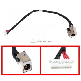   Acer Aspire E1-470, E1-470G, E1-470P, E1-472, E1-472G, E1-472P DC tápcsatlakozó, 5.5x1.7mm, 6 pin