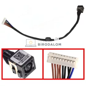   Dell Precision M6800, M4800, M4700 DC tápcsatlakozó aljzat 7.4x5.0mm 9 pin (58GPD, 058GPD)