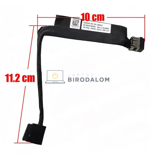 Dell Alienware x15 R1, Alienware x15 R2 DC tápcsatlakozó 7.4x5.0mm 11 pin