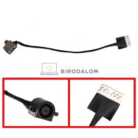   Dell Latitude 14 3470 / 15 3570 DC tápcsatlakozó aljzat, 7.4x5.0mm, 5 pin (PRHP8, 0PRHP8)