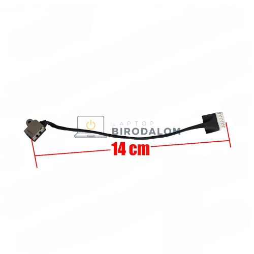 Dell Latitude 14 3470 / 15 3570 DC tápcsatlakozó aljzat, 7.4x5.0mm, 5 pin (PRHP8, 0PRHP8)