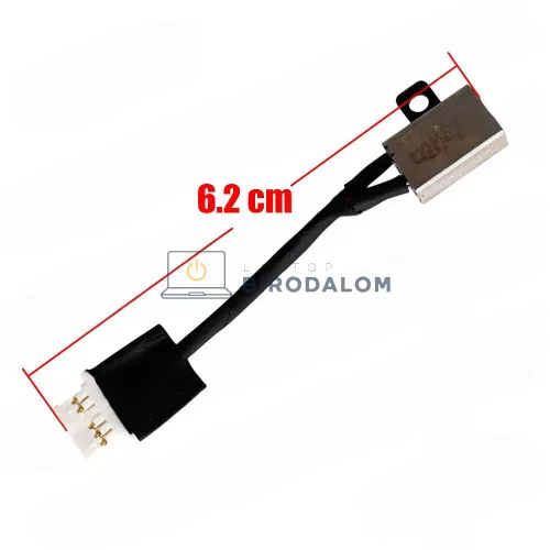 HP Stream 11, Stream 11 Pro G3, Stream 11 Pro G5 DC tápcsatlakozó aljzat, 4.5x3.0mm, 5 érintkezős (743480-004)