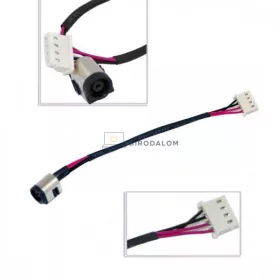   Sony Vaio SVF152, SVF153, SVF154, SVF142, SVF15, SVF14 DC tápcsatlakozó és kábel, 4 pin