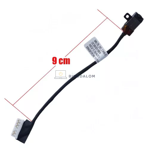 Dell Inspiron 17 5770, 5775 DC tápcsatlakozó, 6 pin (DC301011B00, 2K7X2)
