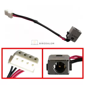   Acer Aspire ES 11, ES1-132, ES1-523, ES1-533, ES1-572, ES1-732 DC tápcsatlakozó, 5.5x1.7mm, 4 pin
