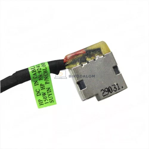 HP 15-CE, 15-CE015DX, 15-CE018DX DC tápcsatlakozó, 4.5x3.0mm, 12 pin
