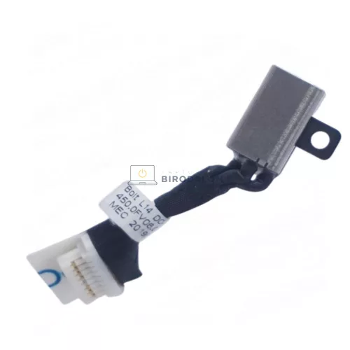 Dell Inspiron 15 5583, 5584, 7580, Latitude 3400, 3500 gyári DC tápcsatlakozó, 4.5x3.0mm, 8 pin