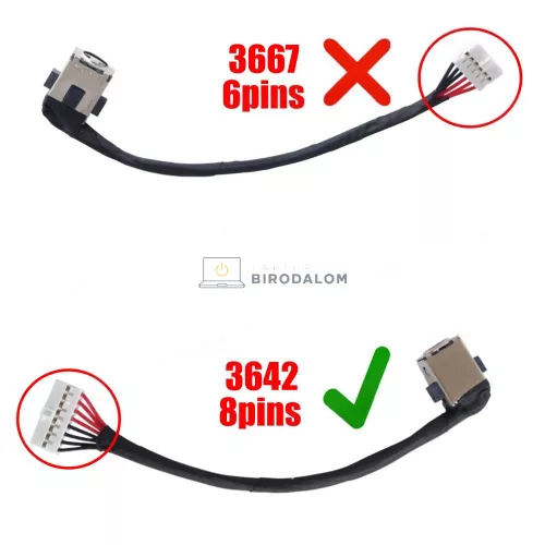 Asus TUF Gaming F15 FX506, A15 FA566, FA706, FX766, TUF505, TUF506 DC tápcsatlakozó