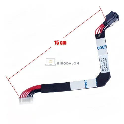 MSI GE75, GL75, GE73VR, MS-17E1, MS-17E5, MS-17C1, MS-17C3, MS-17C6 DC tápcsatlakozó, 7.4x5.0mm, 8 pin