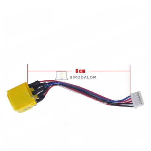 Lenovo ThinkPad T410, T410i, T420, T420i, T430, T430i DC tápcsatlakozó, 7.9x5.5mm, 5 pin