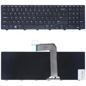   Dell Inspiron 17R N7110, 17R 5720, 17R 7720, Vostro 3350, 3450, 3550, 3750, XPS 17 L702X gyári billentyűzet (US kiosztás, fekete)