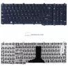 Toshiba Satellite C650, C655, C660, C665, C670, L650, L655, L670, L675, L755 gyári billentyűzet (US kiosztás, fekete)