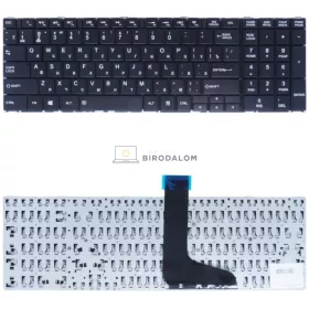   Toshiba Satellite C850, C855, C870, C875, L850, L855, L870, L875 gyári billentyűzet (RU kiosztás, fekete)