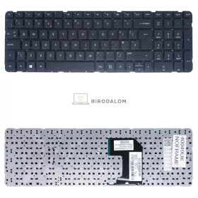  HP Pavilion G7-2000, G7-2100, G7-2200, G7-2300 gyári billentyűzet (UK kiosztás, fekete, keret nélkül)