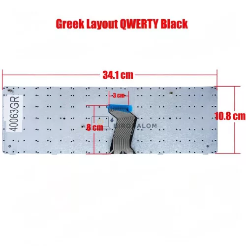 Lenovo B570, B575, B580, B590, V570, V575, Z570, Z575, G570, G780 gyári billentyűzet, fekete (GR kiosztás)